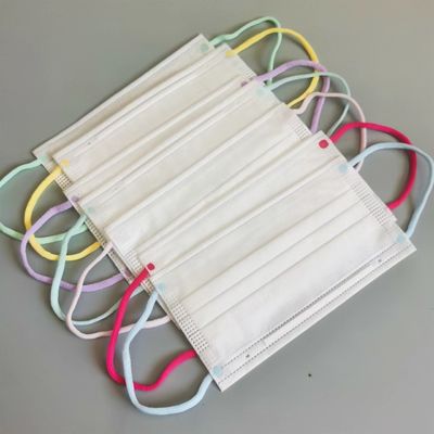 マスク5mmのためのEarloopの柔らかい伸縮性があるコード6mm
