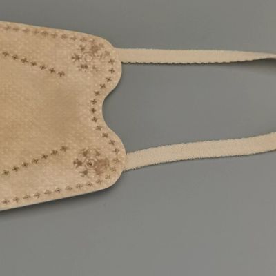 色の柔らかいEarloopのゴムひも ロープの平らな耳のループはマスクのために紐で縛る