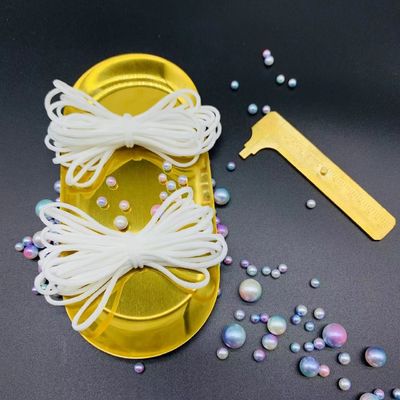 伸縮性があるEarloopロープのコードの紐バンドテープ2.5mmのあたりのスパンデックスのナイロン3mm 4mm 5mm 6mm