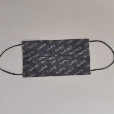 黒いEarloopの伸縮性があるコード バンド3mm 3.5mm 4mmマスクの付属品