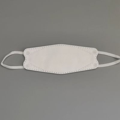 柔らかい摩耗の伸縮性がある耳はKF94子供のマスクのための白いゴムひものコードを輪にする