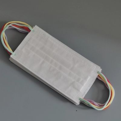 3つの層慰めの柔らかい伸縮性がある耳のループは柔らかく平らな伸縮性があるコード多彩な6mmをロープをかける