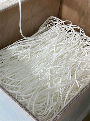 5mmの平らな耳のループ伸縮性があるコード韓国3Dマスクのための白いポリエステル スパンデックスEarloop